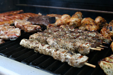 organisch, lifestyle, barbecue, urban, einfachheit, details, background, werbetafel, makro, sliced