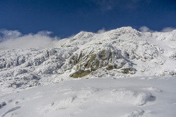 Fototapeta na wymiar winter mountain