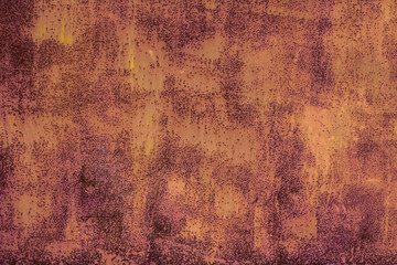 texture of rusty iron sheet