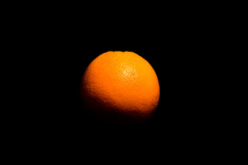 Orange black background