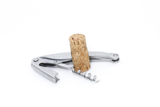 Kellnermesser mit Weinkorken