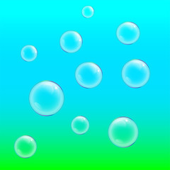 BUBBLES funny illustration