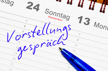 Obraz premium Vorstellungsgespräch