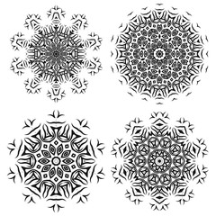 Ornamental Line Pattern. Endless Texture. Oriental Geometric Ornament