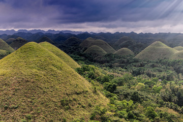 Filipiny Czekoladowe Wzgórza - obrazy, fototapety, plakaty