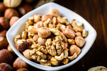 cracking nuts and nutcracker