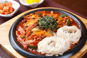 squid bokkeum. Stir-fried Squid.