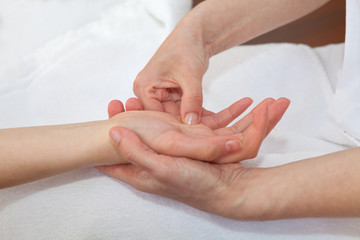 Fototapeta na wymiar Hand massage