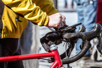 自転車, スマートフォン