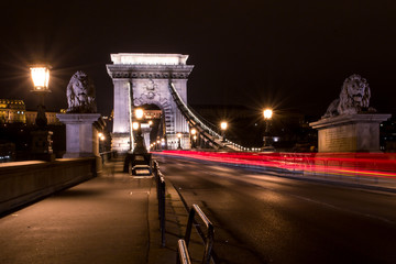 Obraz premium Night Budapest