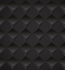 Obraz premium Seamless dark background with polygonal pattern.