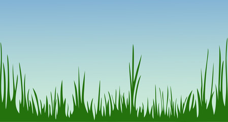 The idyllic cartoonish picture of a summer day.