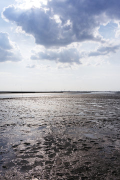 Wattenmeer bei Ebbe