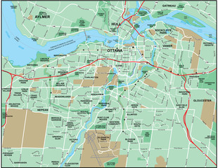 Ottawa Area Map