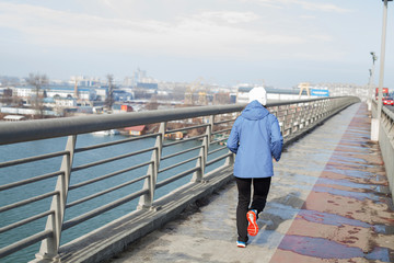 woman jogging healthy activity