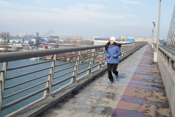 woman jogging healthy activity