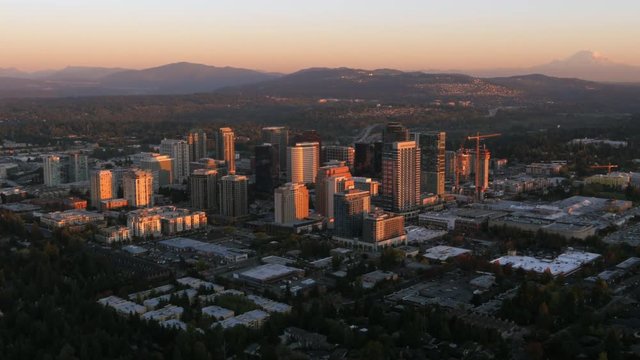 Bellevue Washington aerial shots