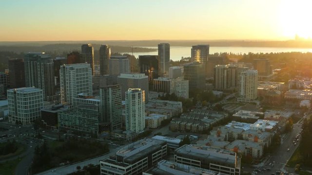 Bellevue Washington aerial shots