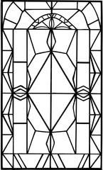 window with stained glass