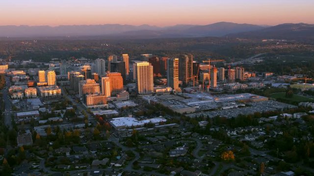 Bellevue Washington aerial shots