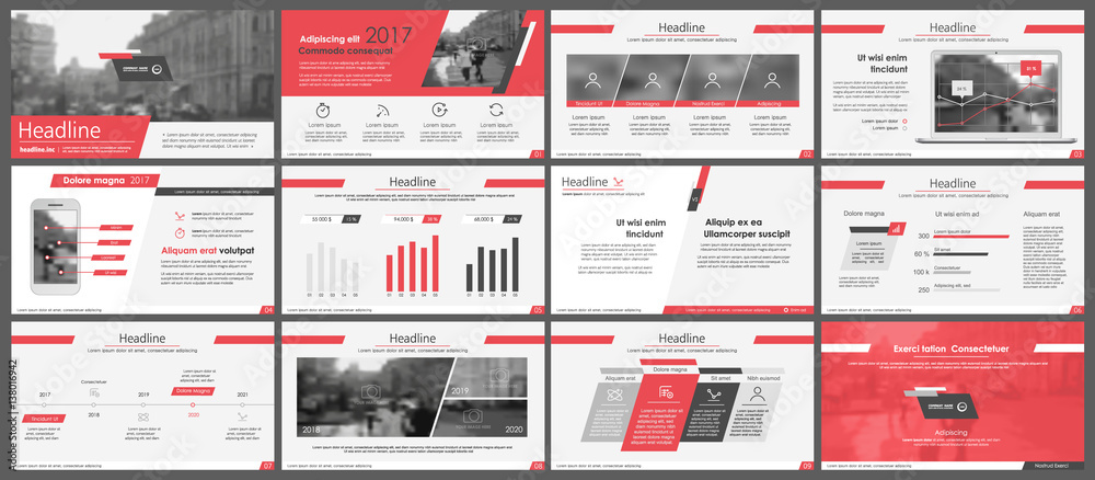 Canvas Prints elements for infographics and presentation templates.