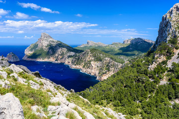 Cap de formentor - beaufitul coast of Mallorca, Spain - Europe