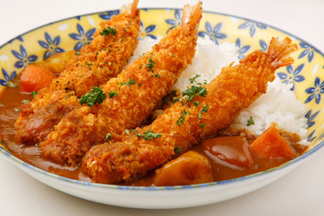 エビフライカレー
