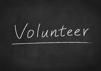 Obraz premium volunteer