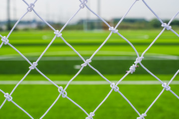 Fototapeta premium Close Up Goal Nets football