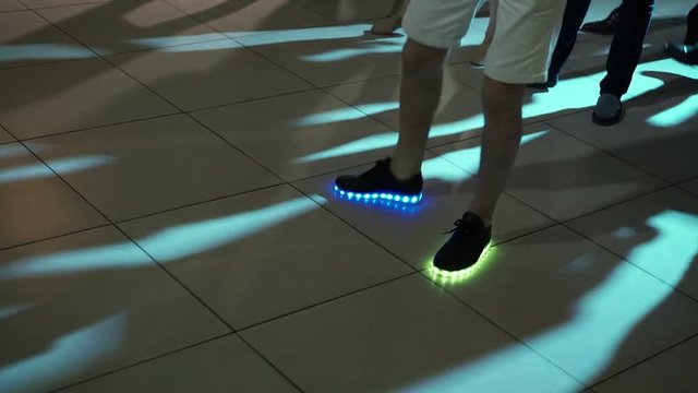 People dancing on the party - legs shot