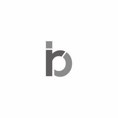 i r b Letter Logo Vector