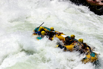 Rafting in Zambeze river