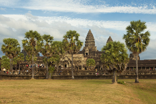 Angkor Wat after a storm 