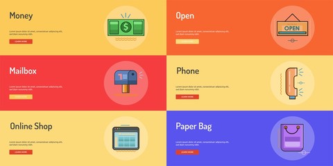 E-Commerce Conceptual Banner Design