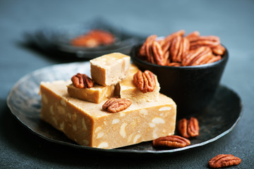 sherbet with nuts