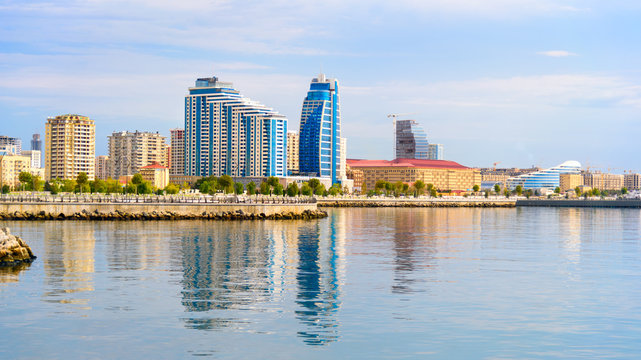 View of Baku city