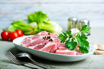 raw meat