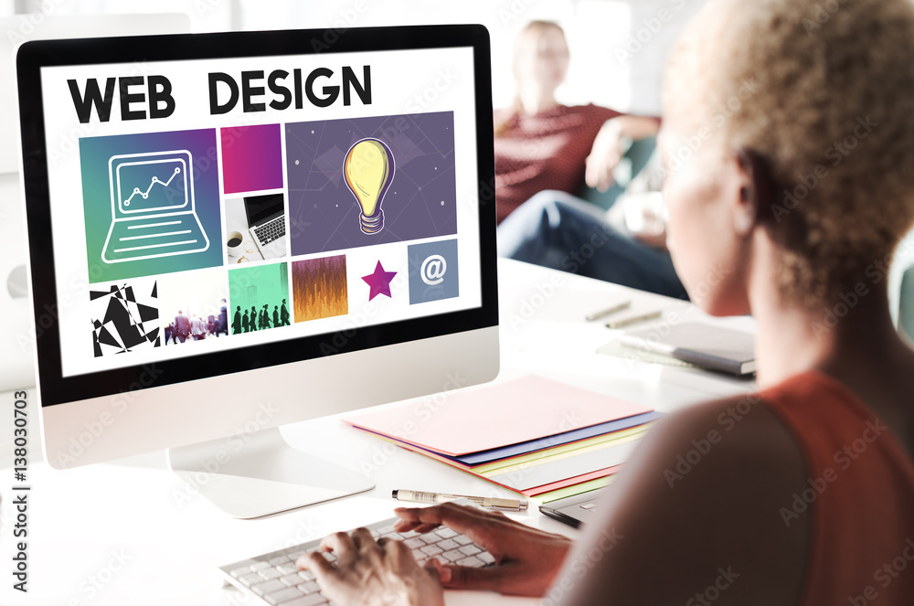 Poster website design ui software media www concept