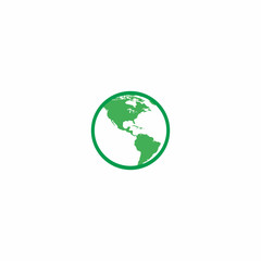 Globe Logo vector, earth logo icon