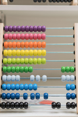Multi colored abacus
