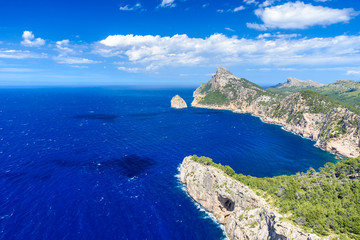 Fototapeta na wymiar Cap de formentor - beaufitul coast of Mallorca, Spain - Europe