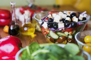 fresh vegetable salad