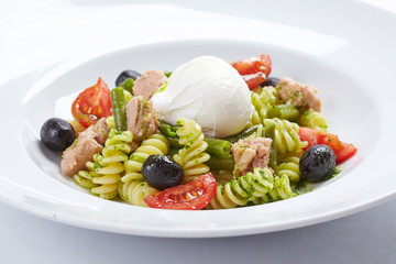 pasta with mozzarella