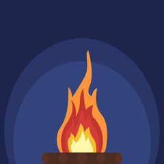 Fire bonfire. Campfire
