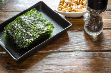 Roasted Seaweed Snack,Korean seaweed © samurai