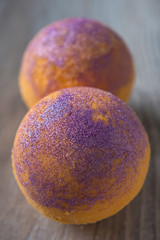 Scope bath. Cosmetic bomb. Meant for relaxation and body care