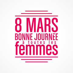 journée de la femme-8 mars