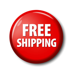 Bright red button with words 'Free Shipping'