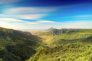 View from the Gorges viewpoint. Mauritius. © Olga Khoroshunova