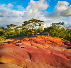 Seven colour earth. Mauritius.